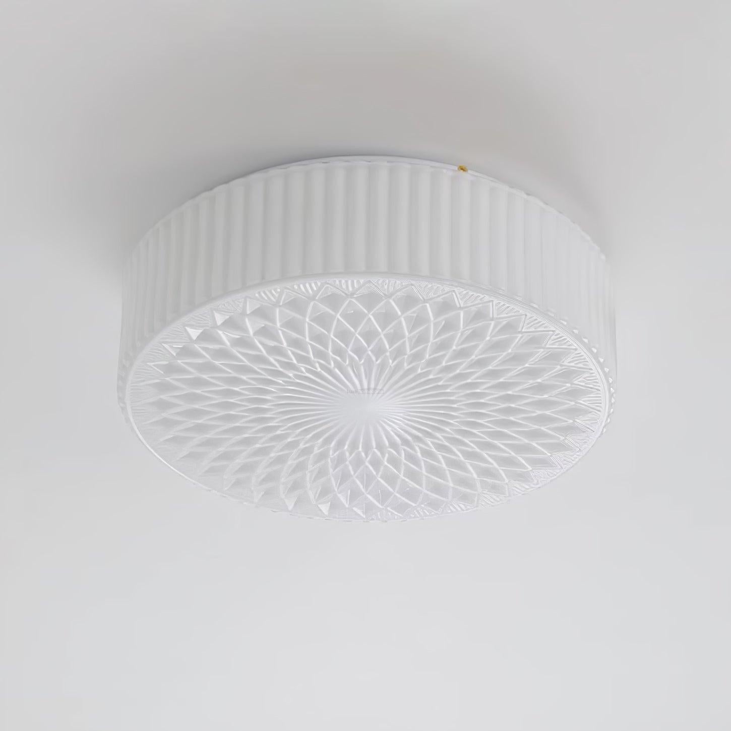 Souffle Ceiling Lamp ∅ 13.8″ - Chloe, Flush Mounts, Optimized-1-Luxehomezone