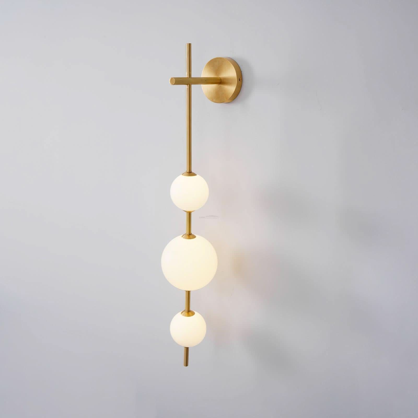 Vertical Globe Wall Sconce - Luxehomezone