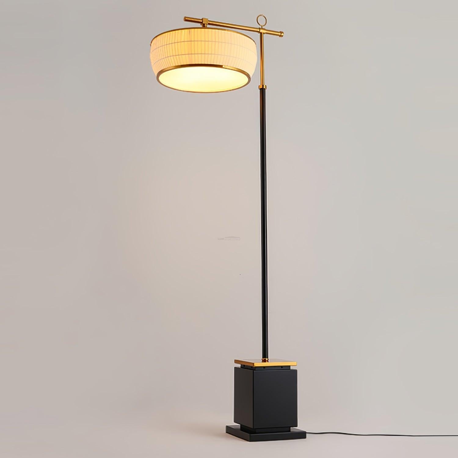 Hejun Fabric Floor Lamp W 24.4″ - Drapery-1-Luxehomezone