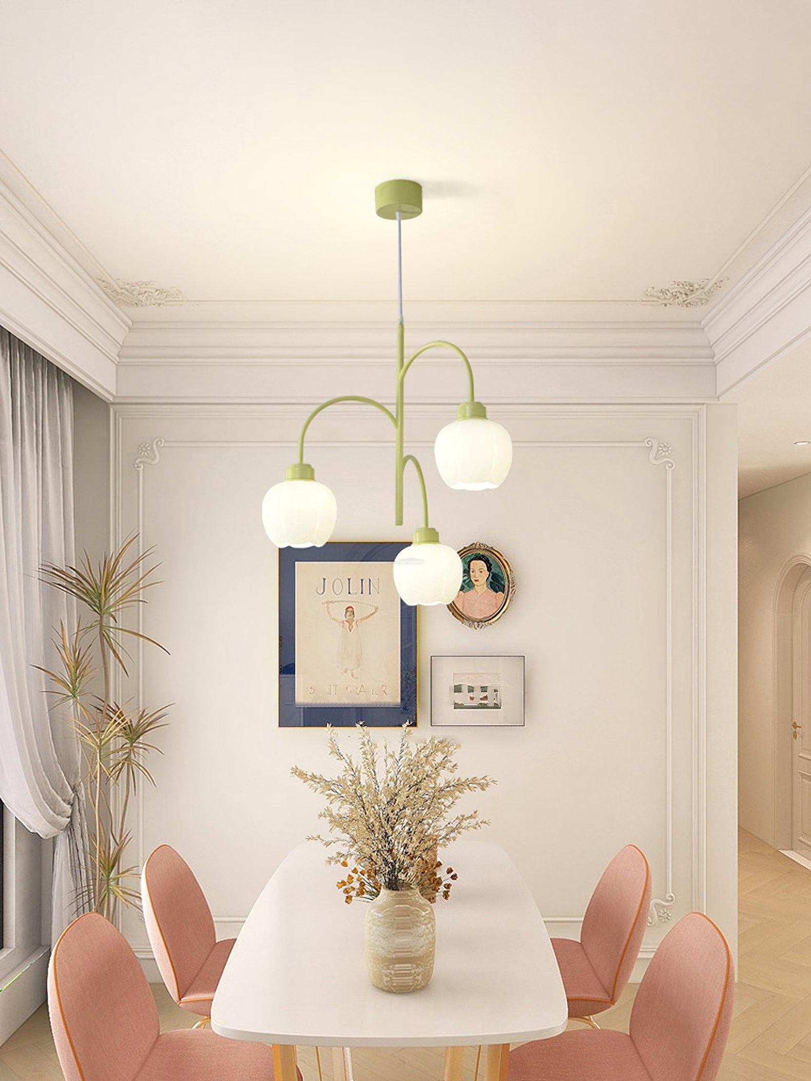 Lustra Flower Chandelier Dia 45cm - Zahara-1-Luxehomezone