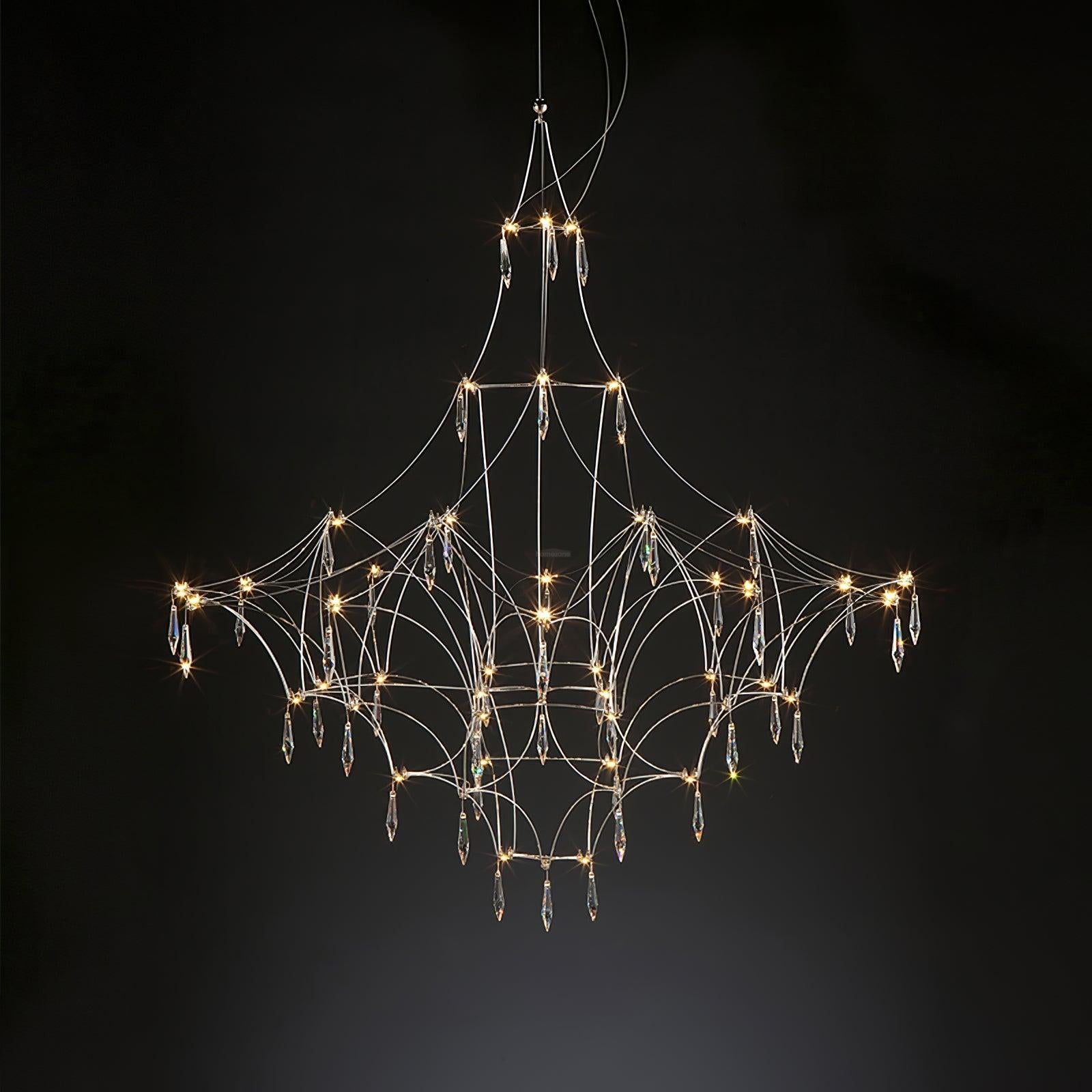 Candle Style Mira Chandeliers ∅ 23.6″ ∅ 31.5″ - Candle-1-Luxehomezone