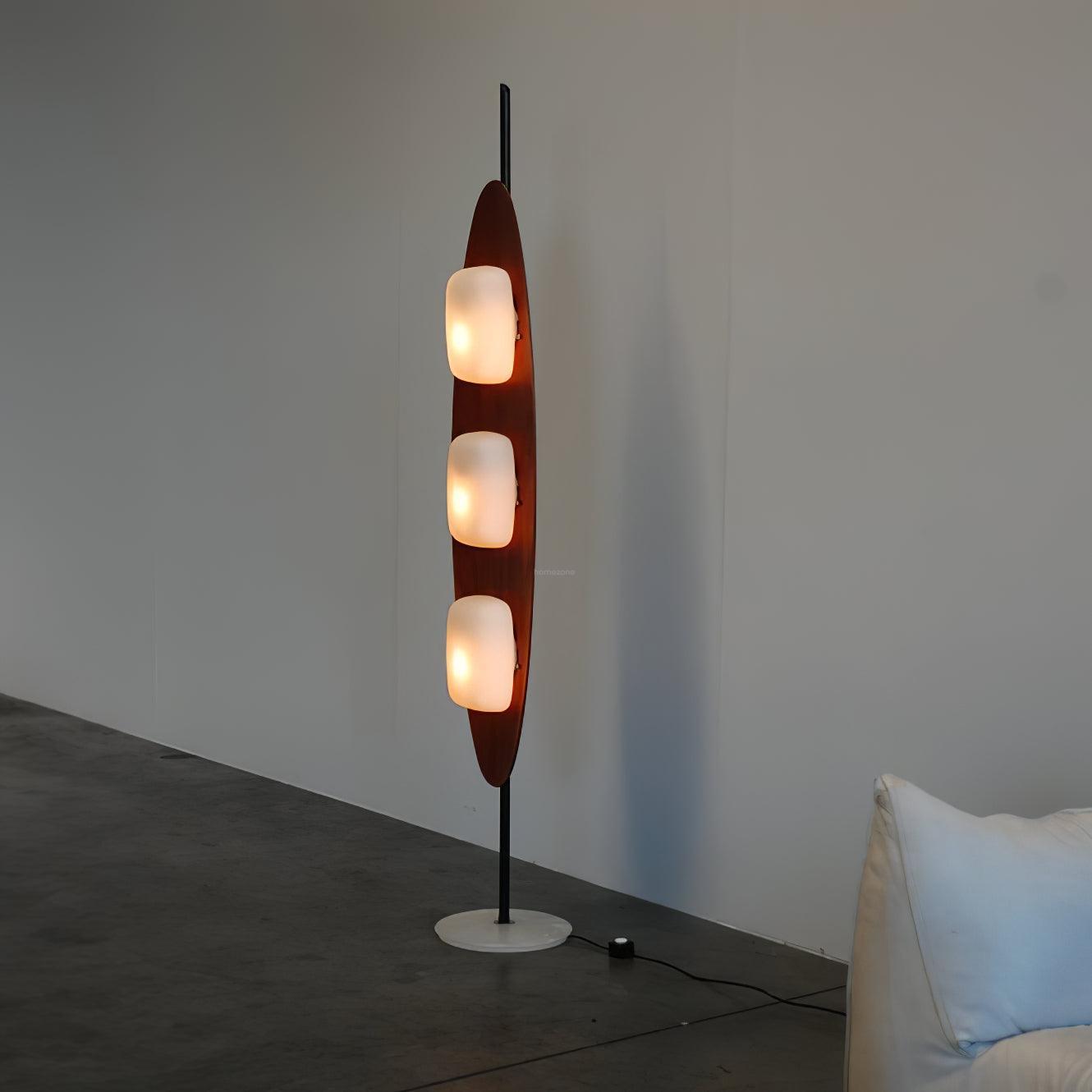 Surfboard Floor Lamp  ∅ 11.8″ - Pillar-1-Luxehomezone