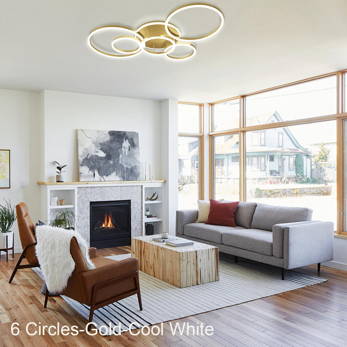 Chloe Contemporary Flush Mount Ceiling Light - Optimized, Semi Flush Mounts-1-Luxehomezone