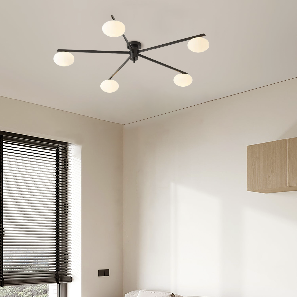 Ceiling Lamp with 3/5/6 heads - Optimized, Semi Flush Mounts-1-Luxehomezone