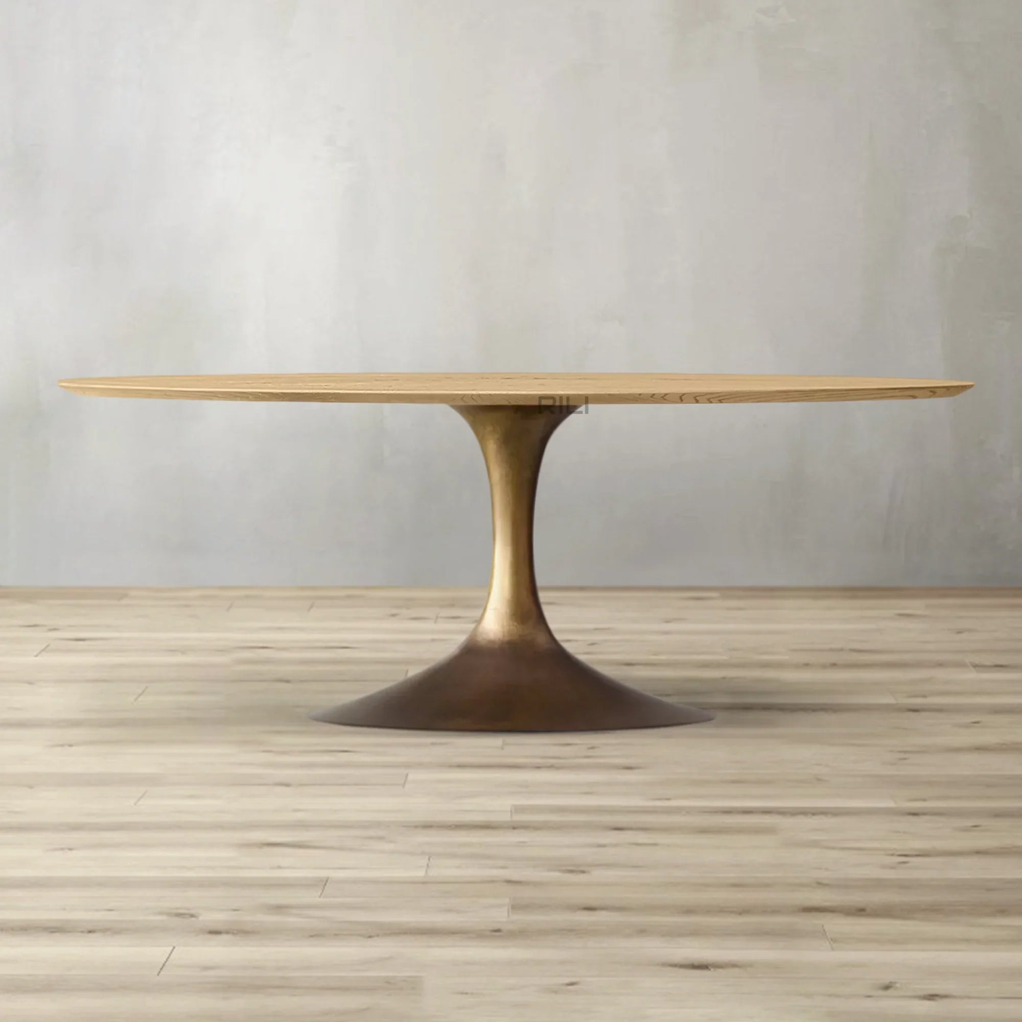 Aero Wood Oval Dining Table