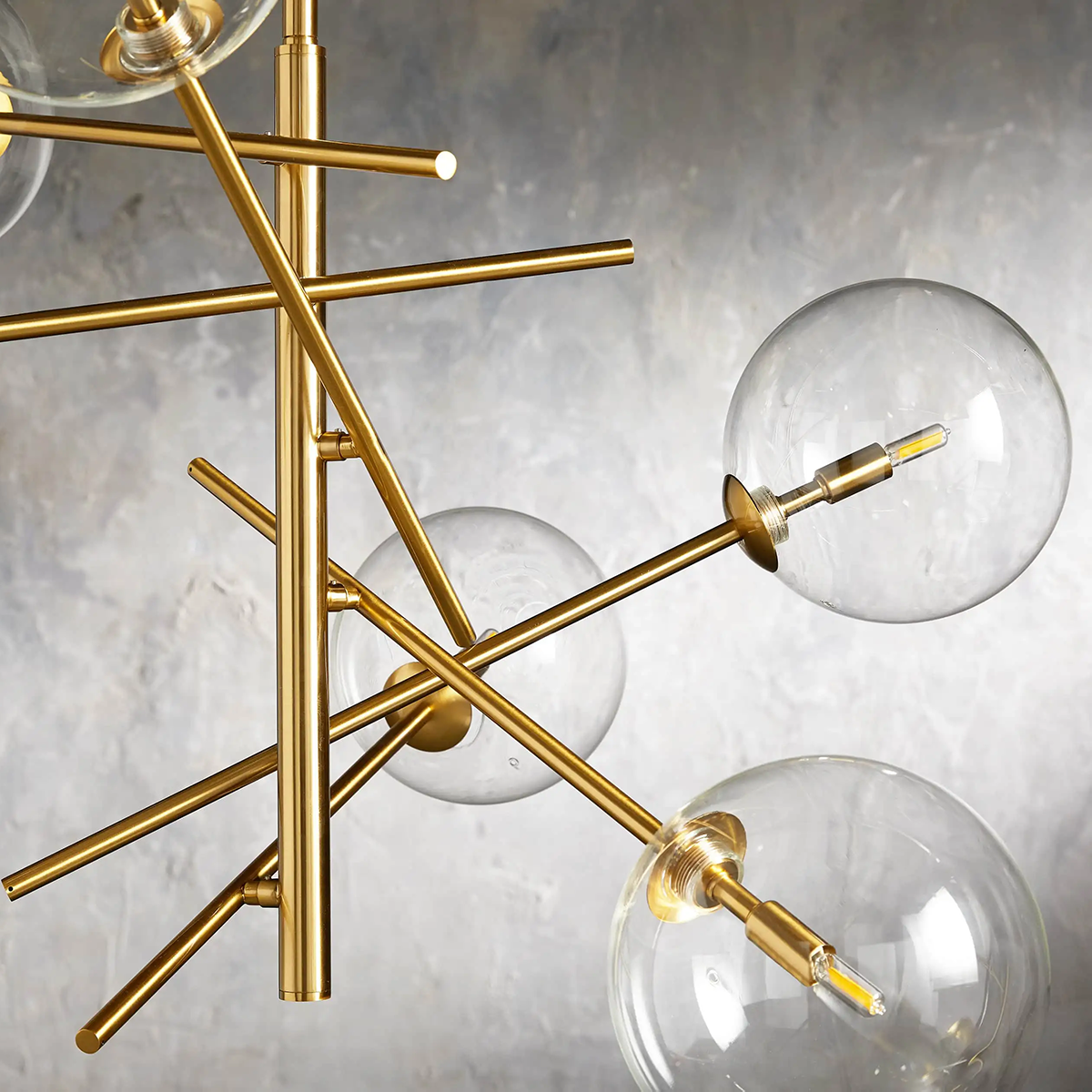 Moder Apollo Glass Ball Chandelier - Chandelier, Moder Apollo Series- Chandelier1-Luxehomezone