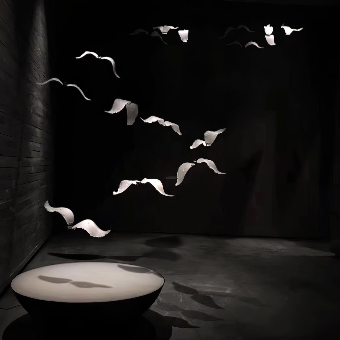 Large Seagull Chandelier with 1/3/5/7/9/11/12/18 heads - Bird-1-Luxehomezone