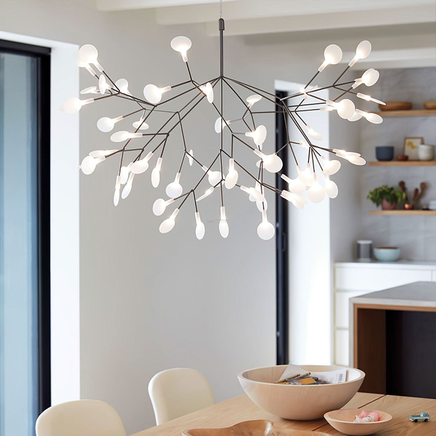 Black Firefly LED Chandelier 20''/29''/40''/60'' - Luxehomezone