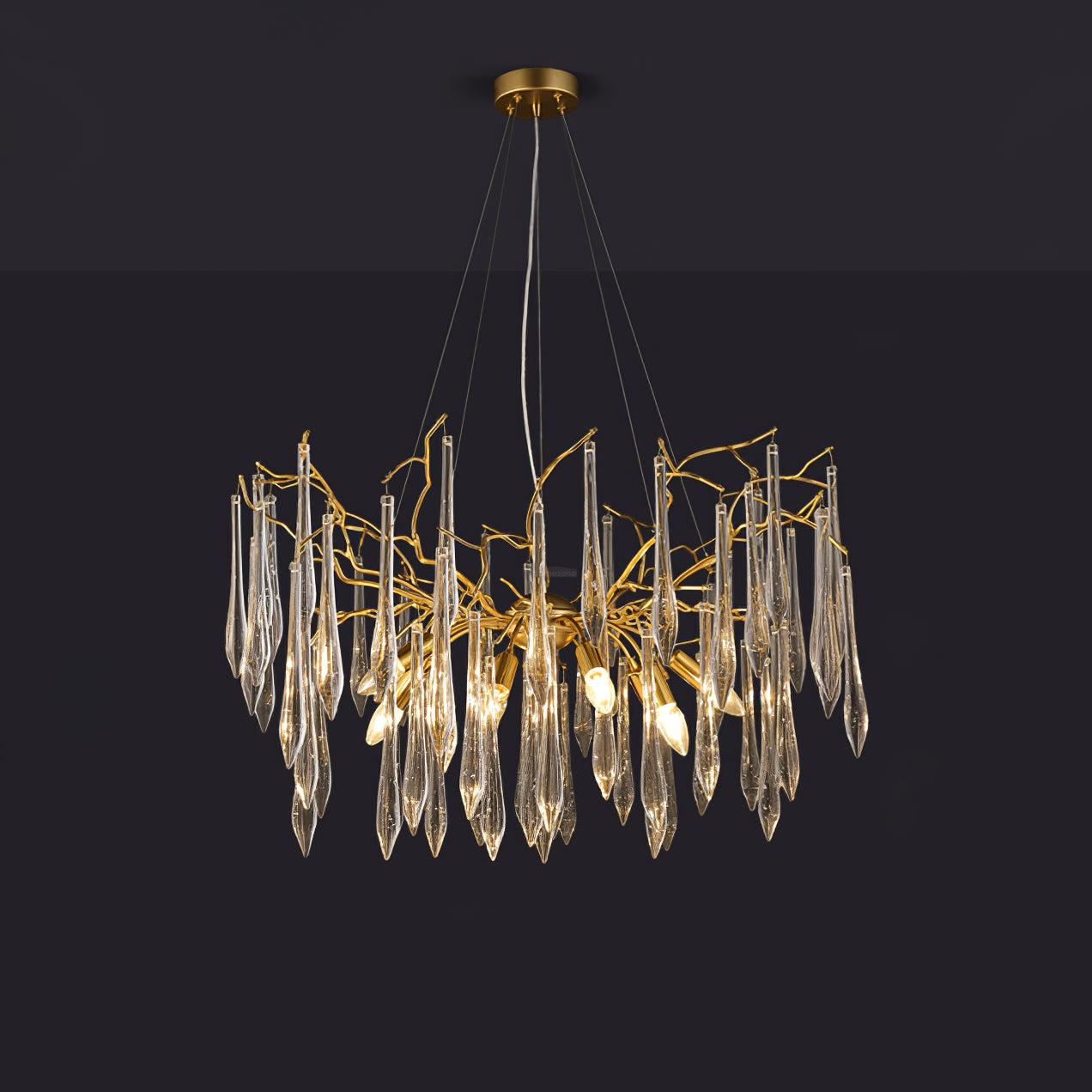 Aqua Funnel Chandelier with 8/10/12 heads - Branch-1-Luxehomezone