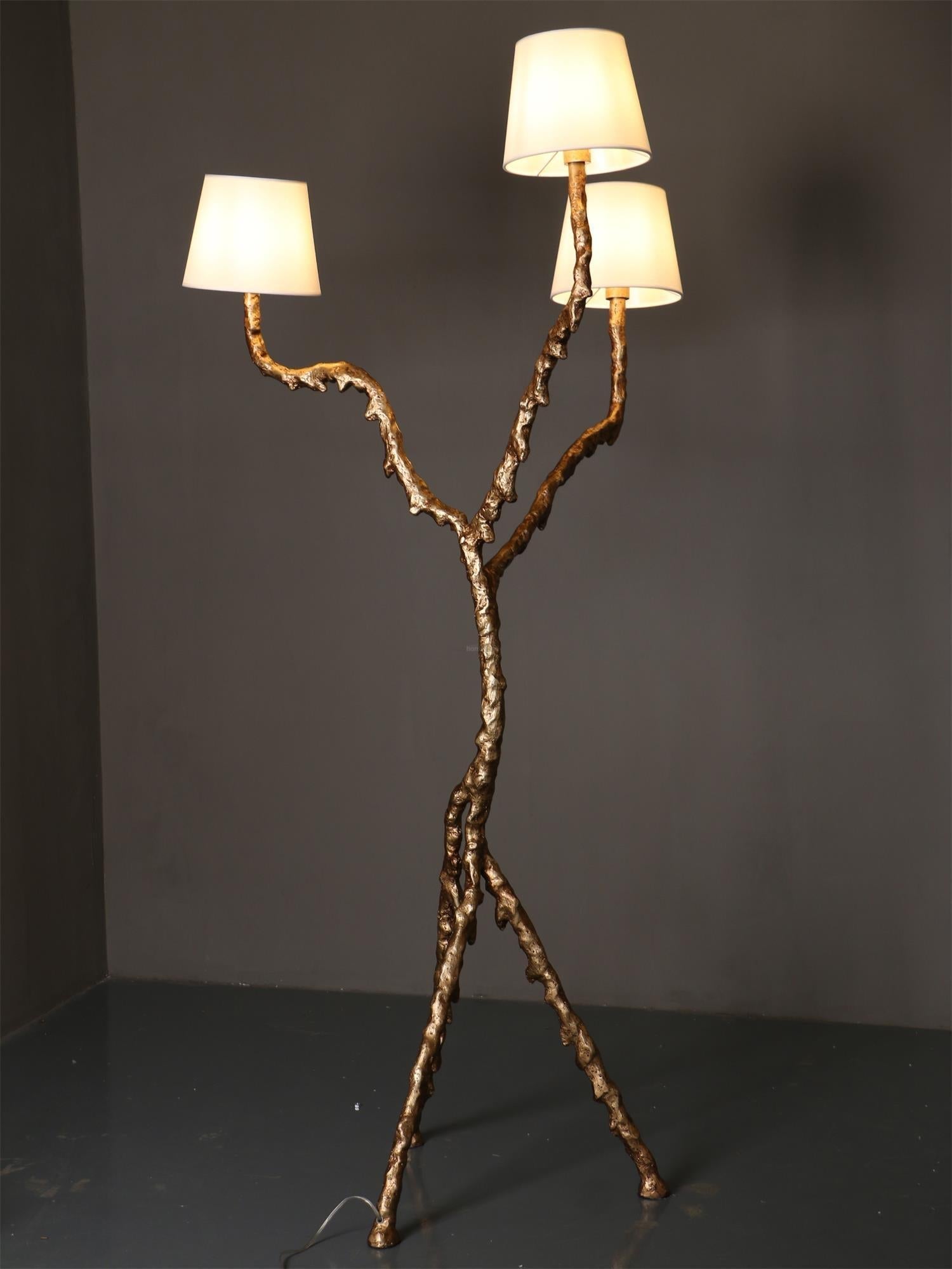 Ines Floor Lamp ∅ 31.5″ - Drapery-1-Luxehomezone