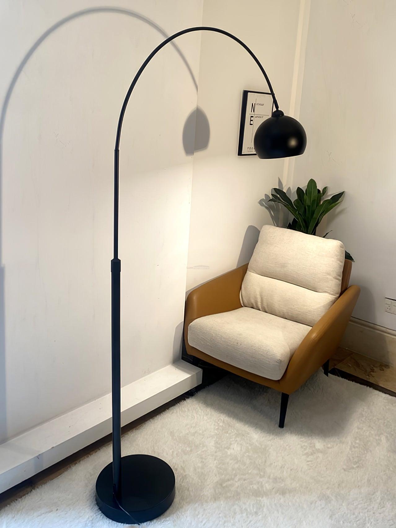 Angle Floor Lamp ∅ 43.3″ - Bent-1-Luxehomezone