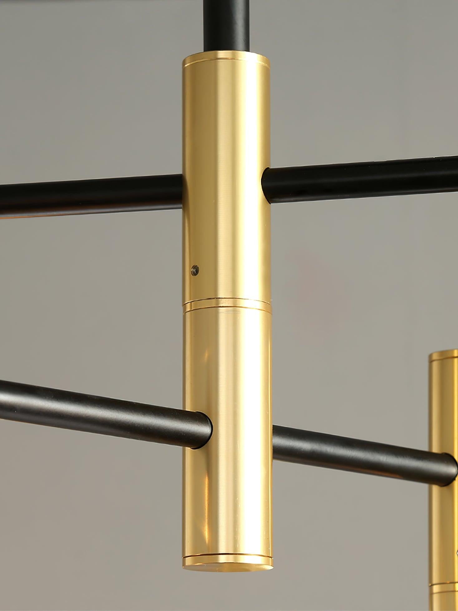 Astrid Double Chandelier with 4/6/8 heads - Tube-1-Luxehomezone