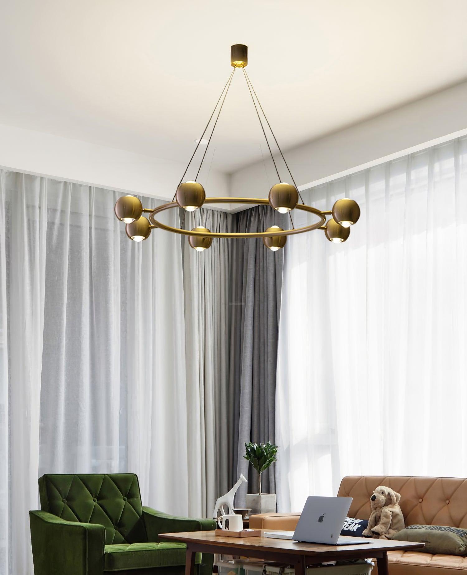 Callisto Chandelier ∅ 21.7″ - Marshmallow-1-Luxehomezone