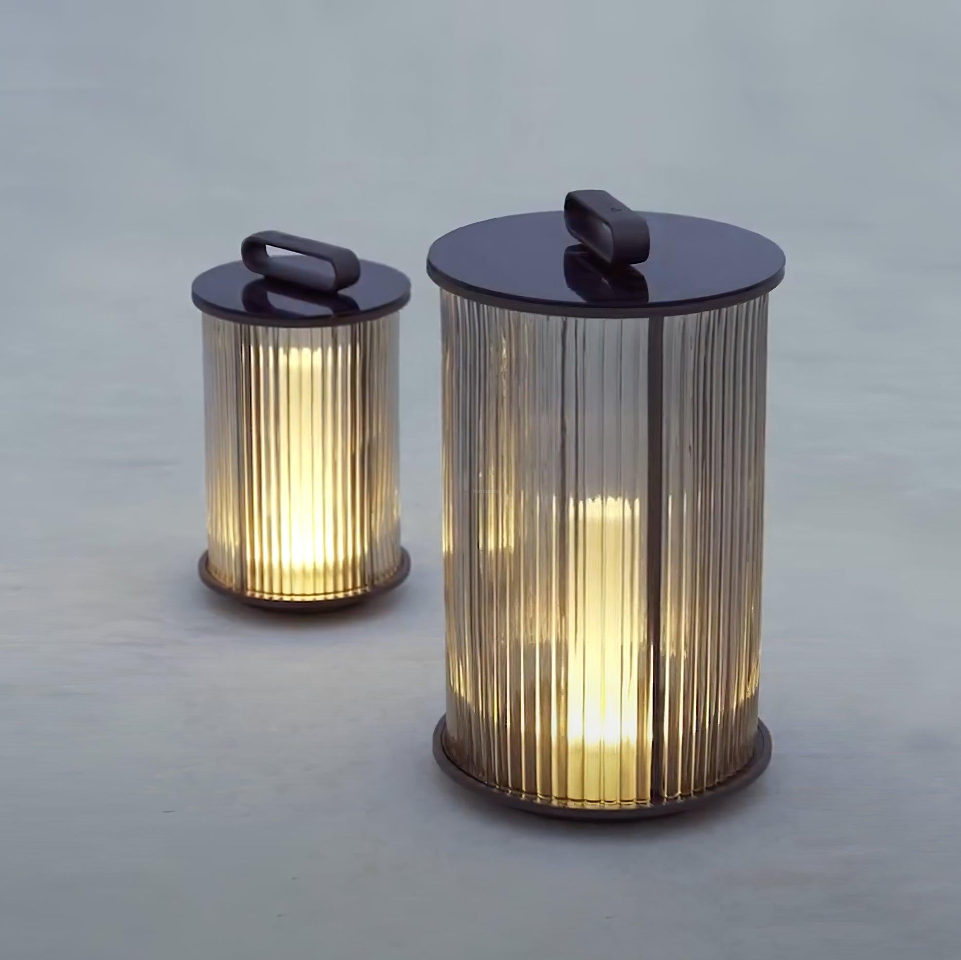 Ambient Line Lantern Garden Floor Lamp - Canister-1-Luxehomezone