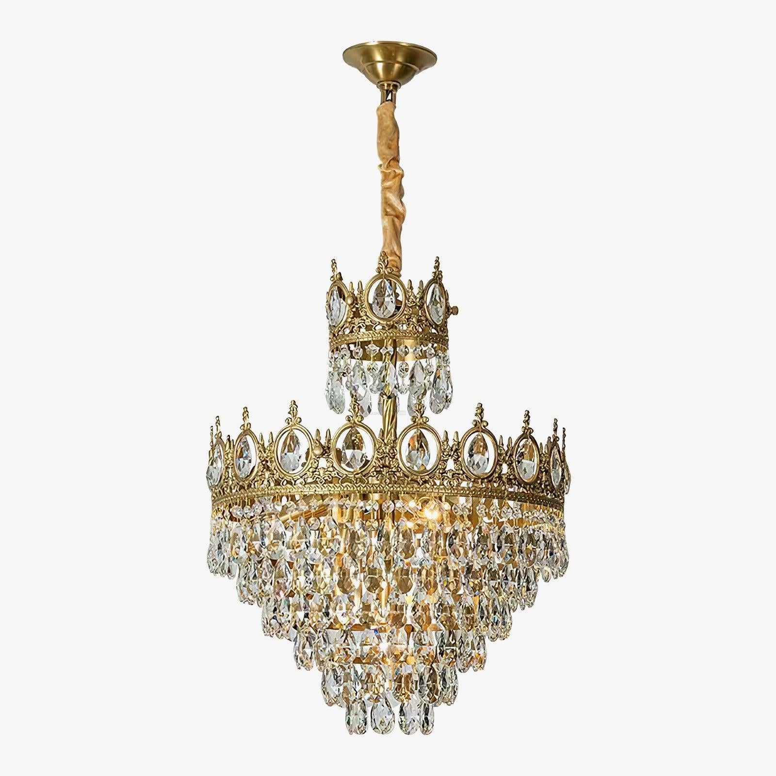 Vintage Crystal Chandelier - Crystals-1-Luxehomezone
