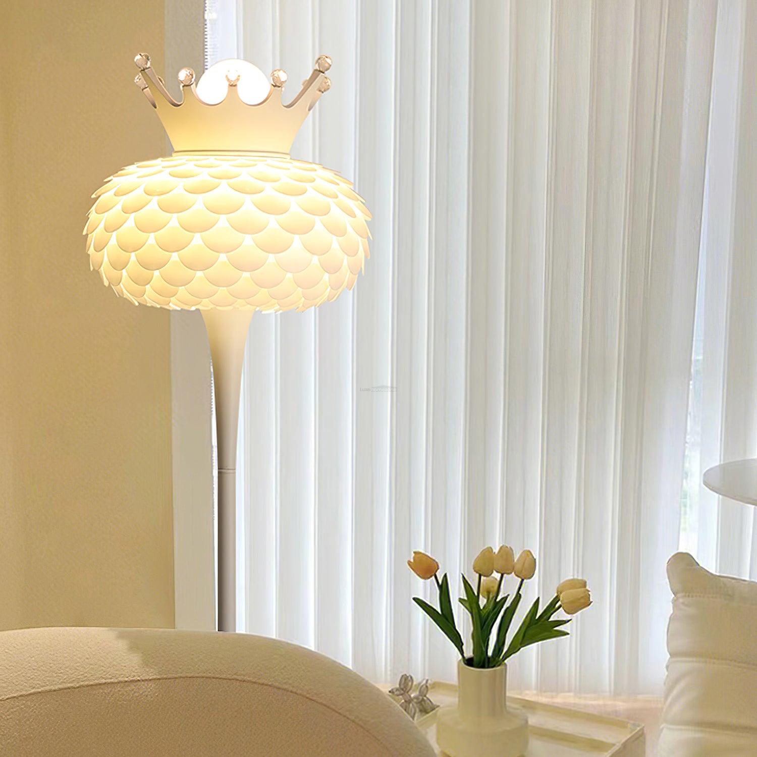 Aluvia Crown Floor Lamp  ∅ 14.9″ - Bubble series-1-Luxehomezone