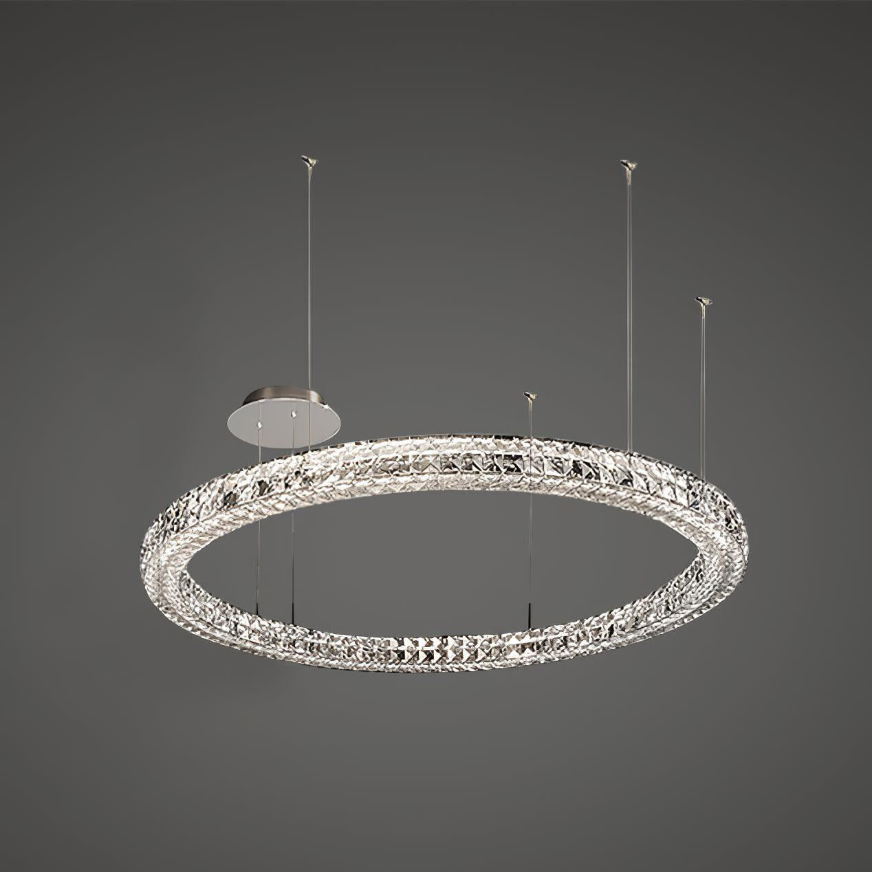 Spiridon Crystal Chandelier ∅ 15.7″~39.4'' - Crystals-1-Luxehomezone