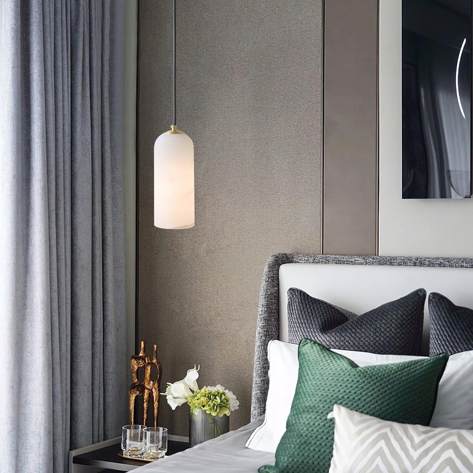 Monty Alabaster Pendant Light - Luxehomezone