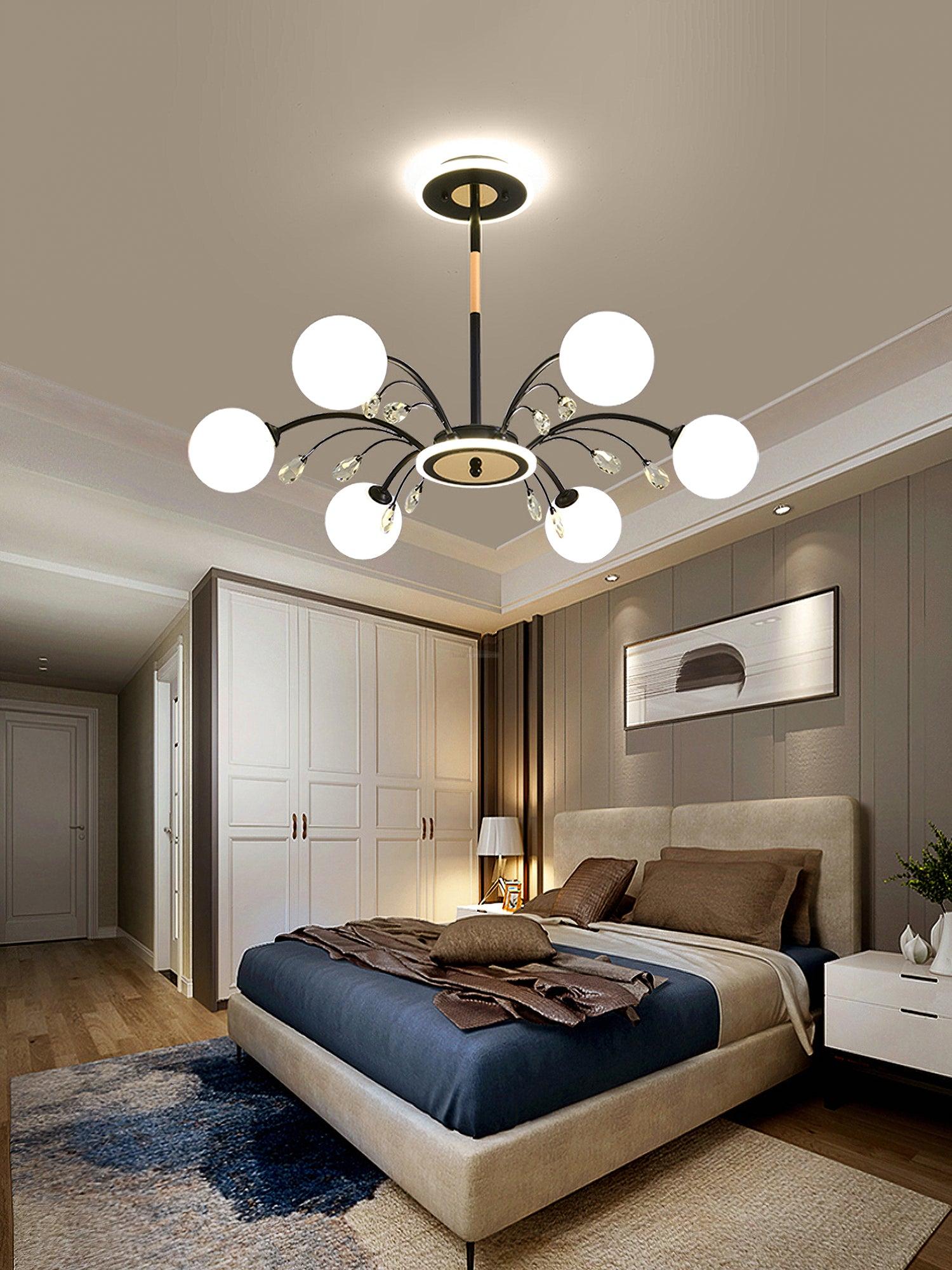 Glamorous Glass Raindrop Chandeliers with 6/8/10/12/16 heads - Bend-1-Luxehomezone