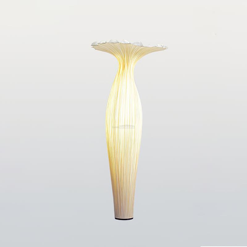 Vase Fabric Floor Lamp ∅ 19.7″ - Drapery-1-Luxehomezone