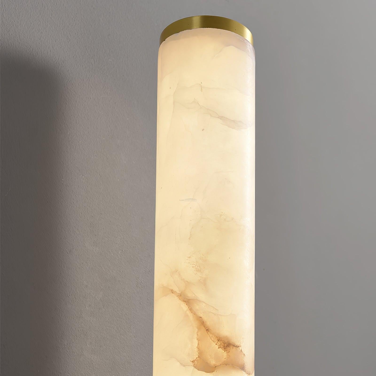 Line Alabaster Wall Sconce - Alabaster, Alabaster Wall Lamp-1-Luxehomezone