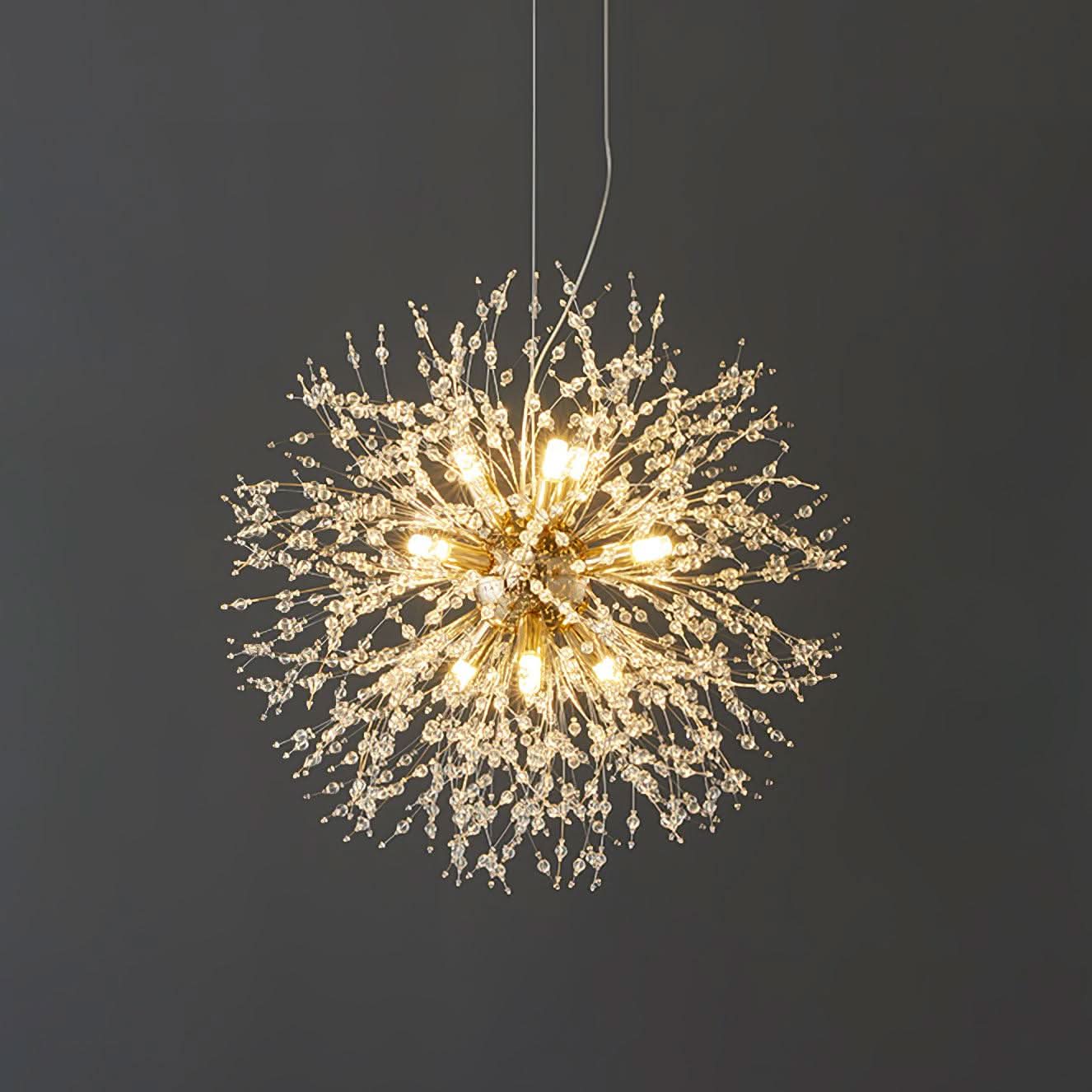 Crystal Dandelion Chandelier with 9/12/16 heads - Luxehomezone