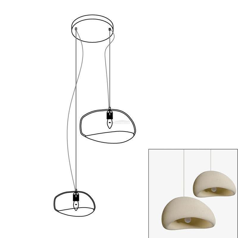 Khmara Chandelier with Rough Combination Type A - Luxehomezone