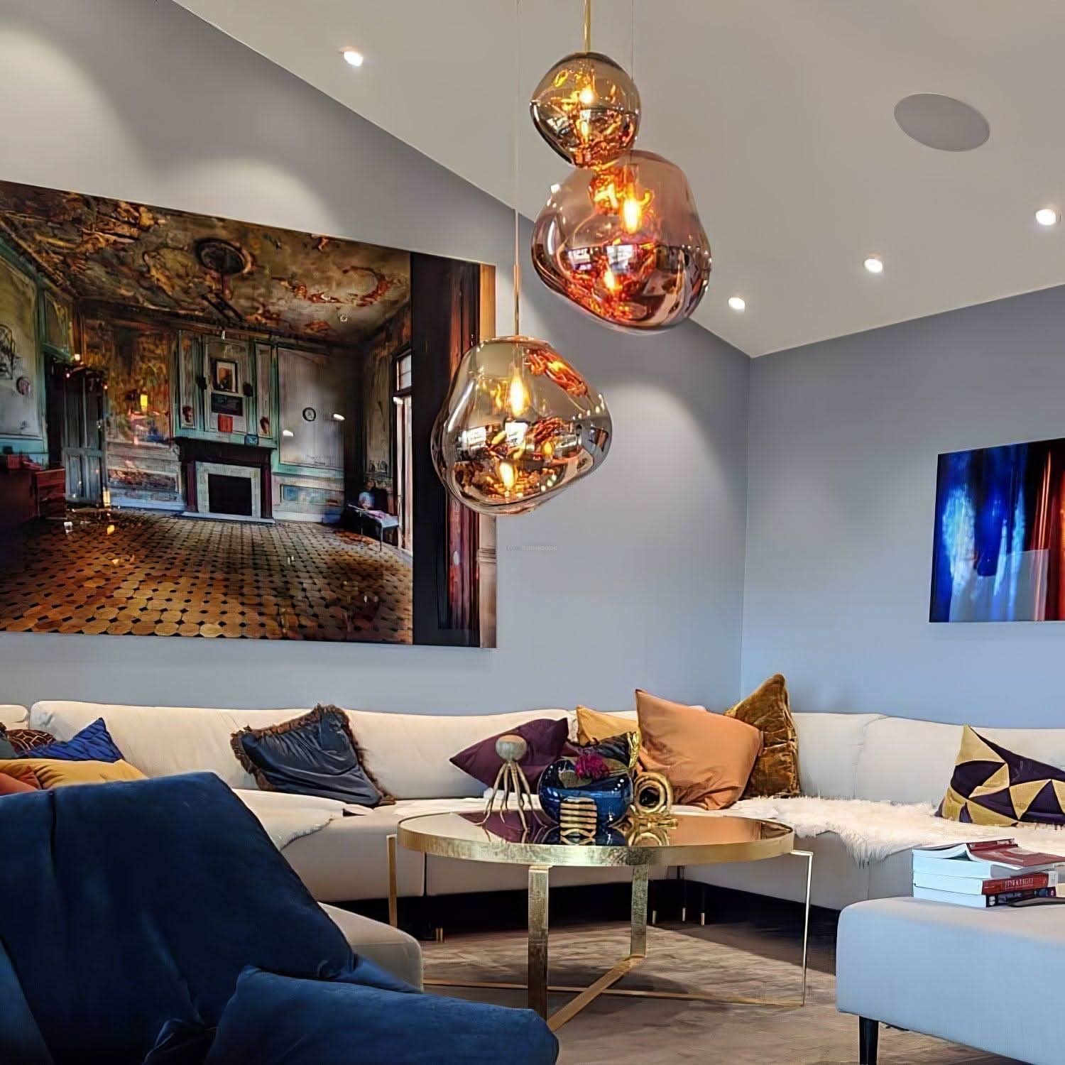 Lava Round Pendant - Luxehomezone