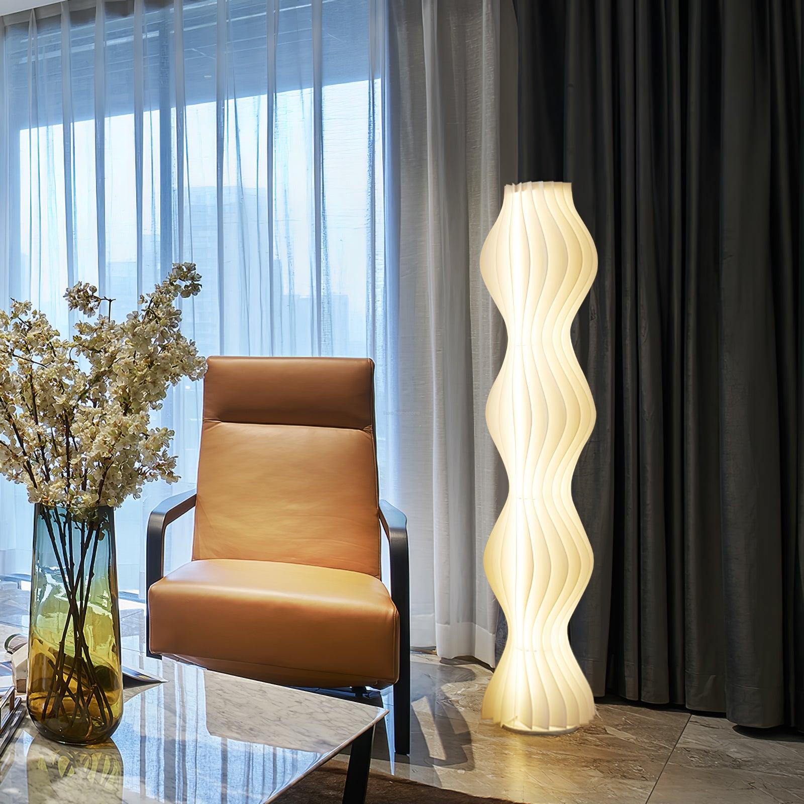 Vapor Floor Lamp Dia 35cm - Pillar-1-Luxehomezone