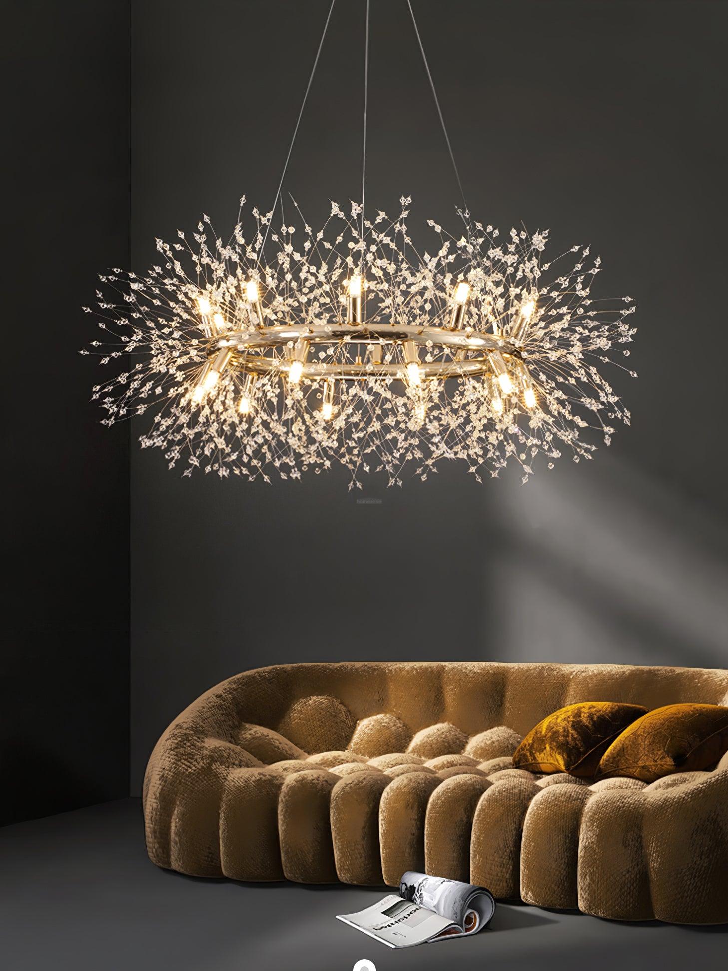 Dandelion Chandelier Bloom - Urchin-1-Luxehomezone