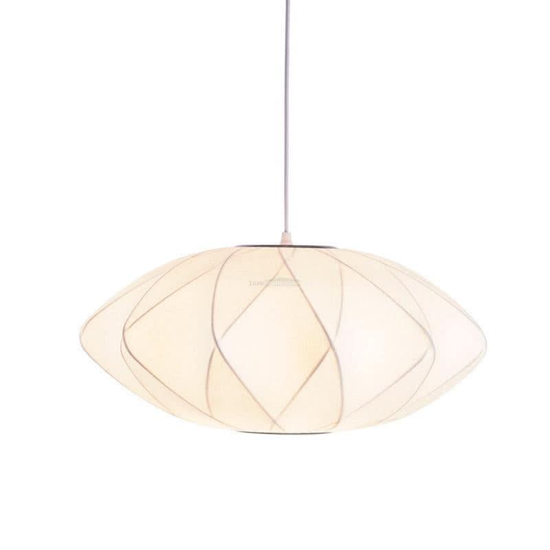 Bubble Pendant Light with Artificial Silk Lampshade - Luxehomezone