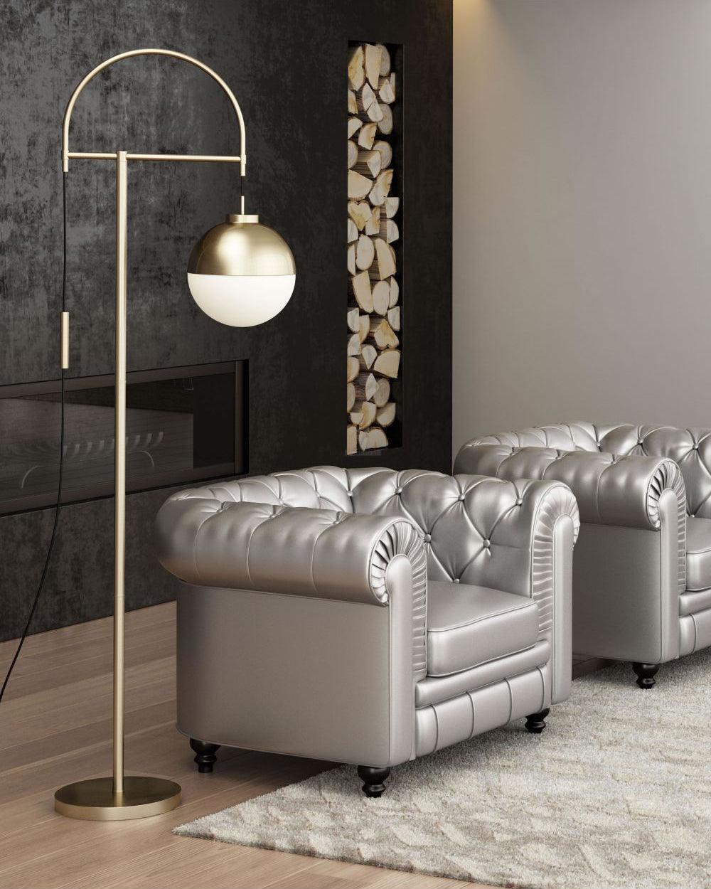 Waterloo Floor Lamp  ∅ 15.7″ - Luxehomezone