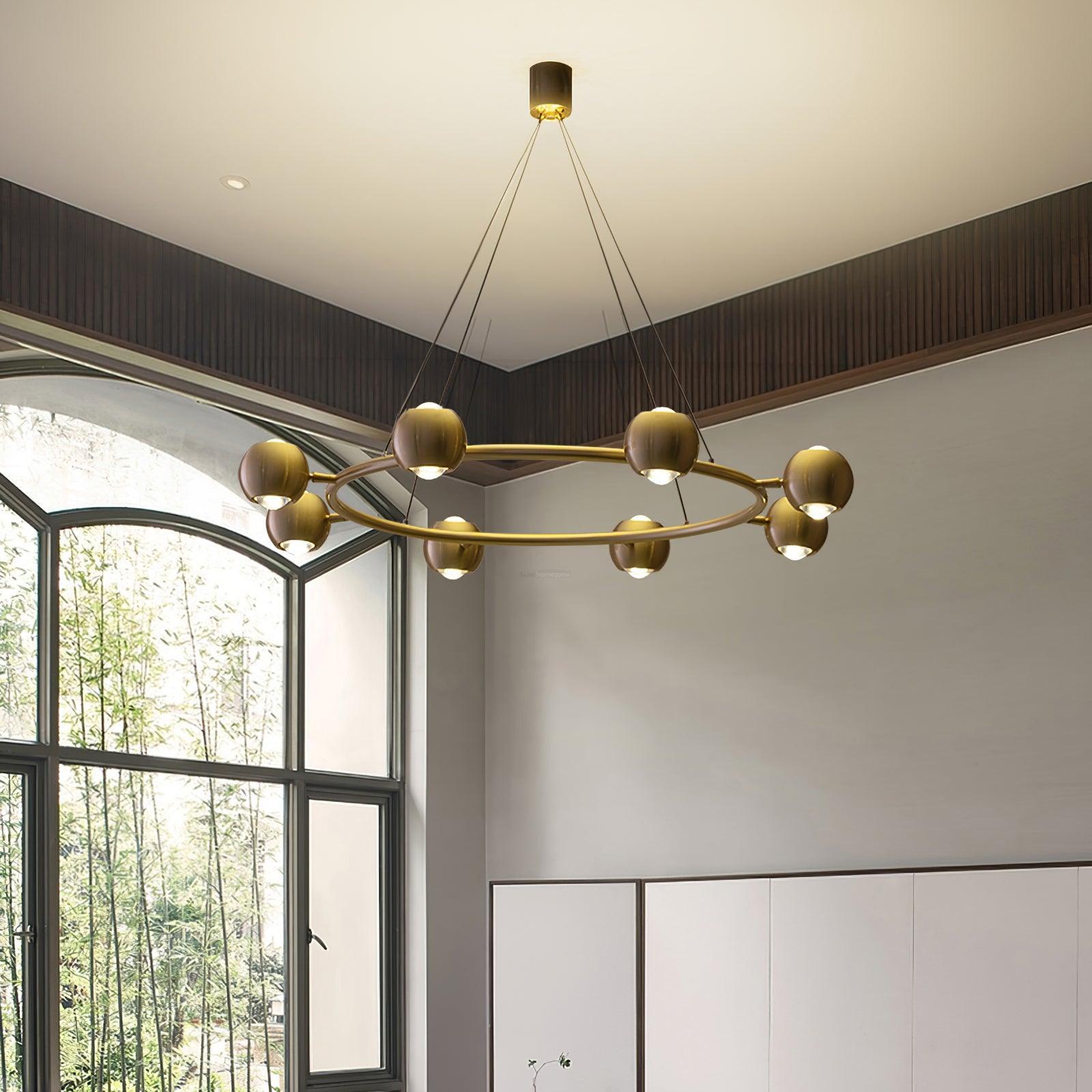 Callisto Chandelier ∅ 21.7″ - Marshmallow-1-Luxehomezone