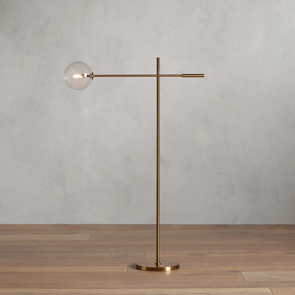 Moder Apollo Glass Ball Task Floor Lamp - All Products, Moder Apollo Series, Table Lamps- Floor Lamp1-Luxehomezone