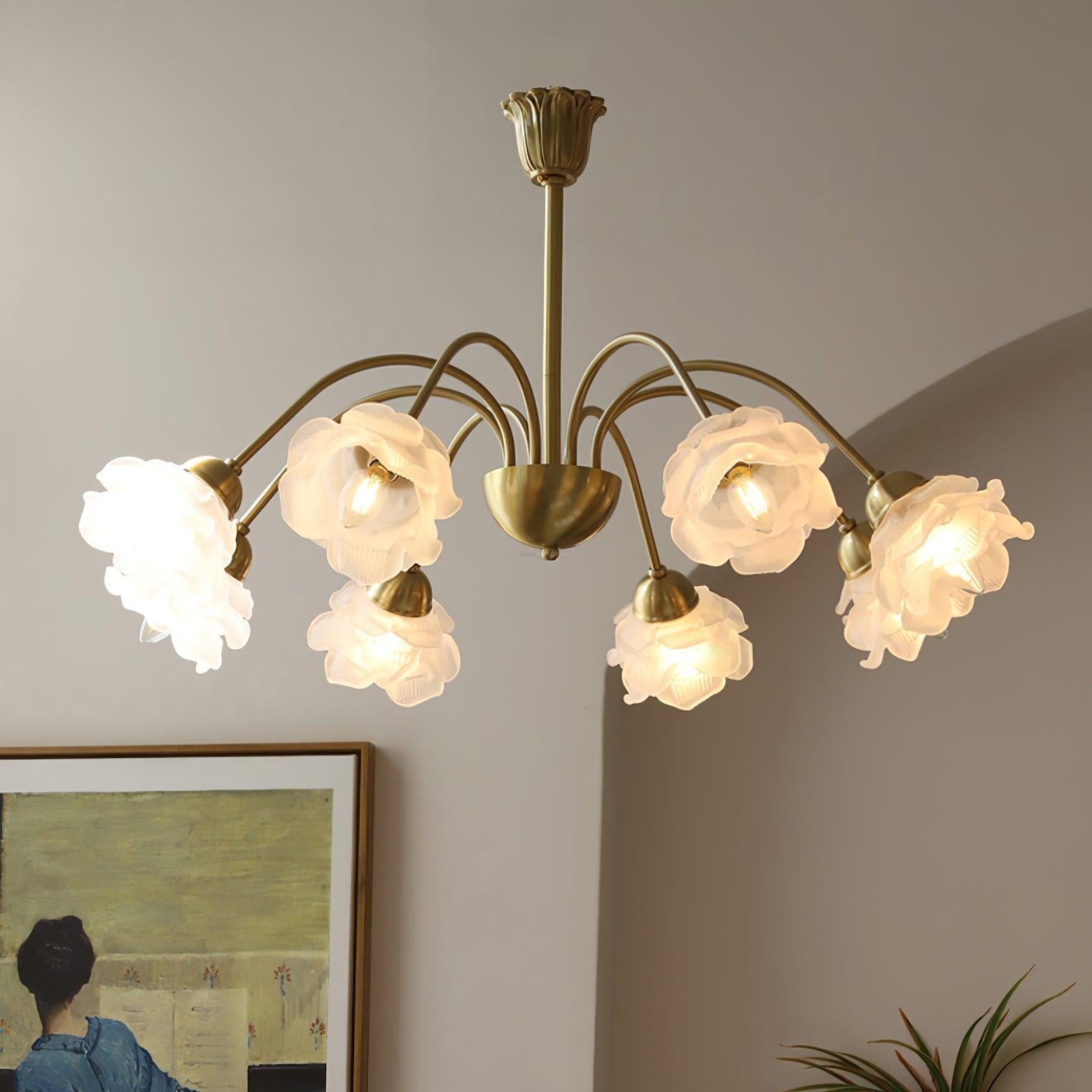 Roses Chandelier with 5/6/8 heads