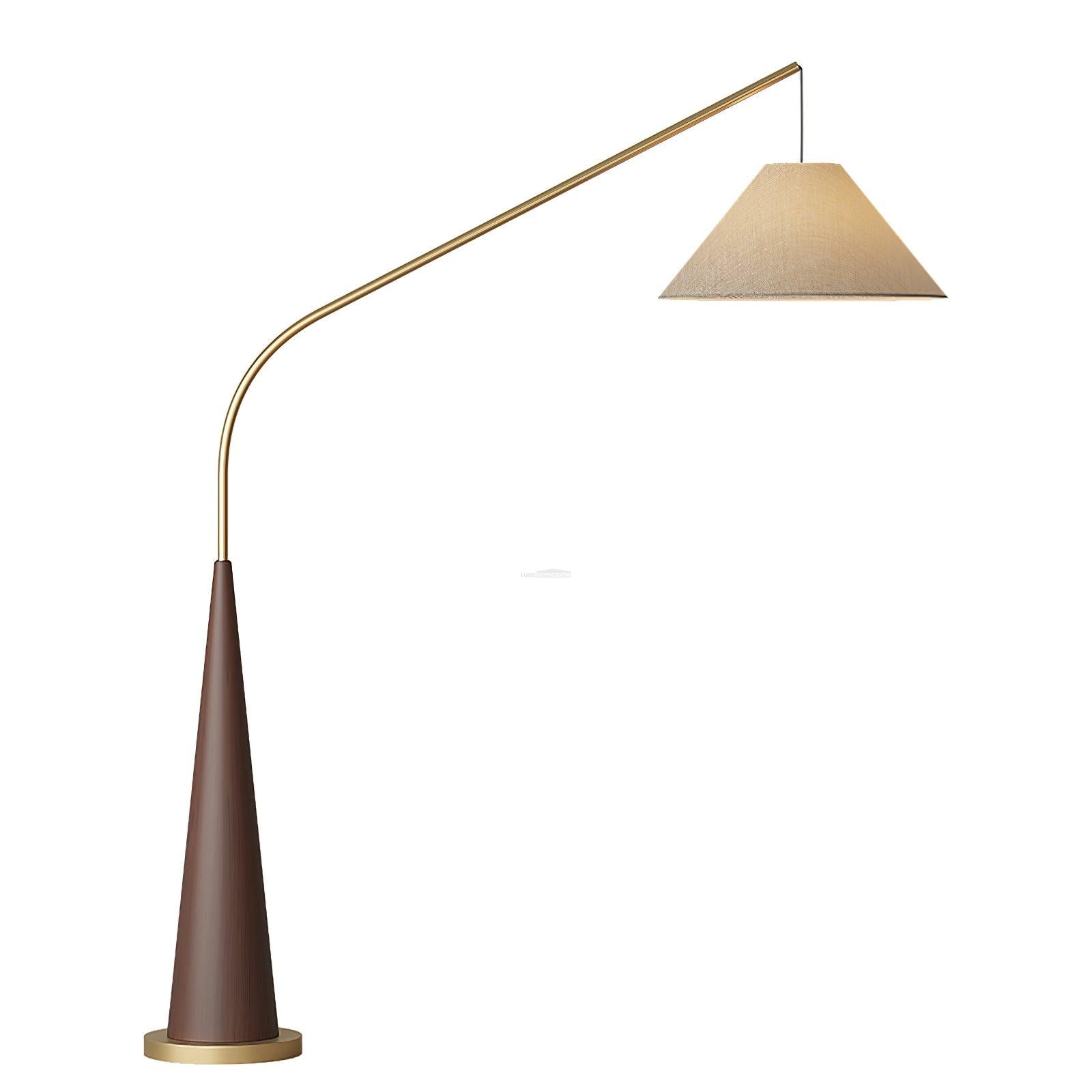 Gibson Arc Floor Lamp L 59.1″ - Bent-1-Luxehomezone