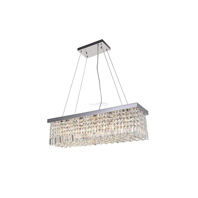 Crystal Long Canopy Chandelier - Crystals, Tassel-1-Luxehomezone