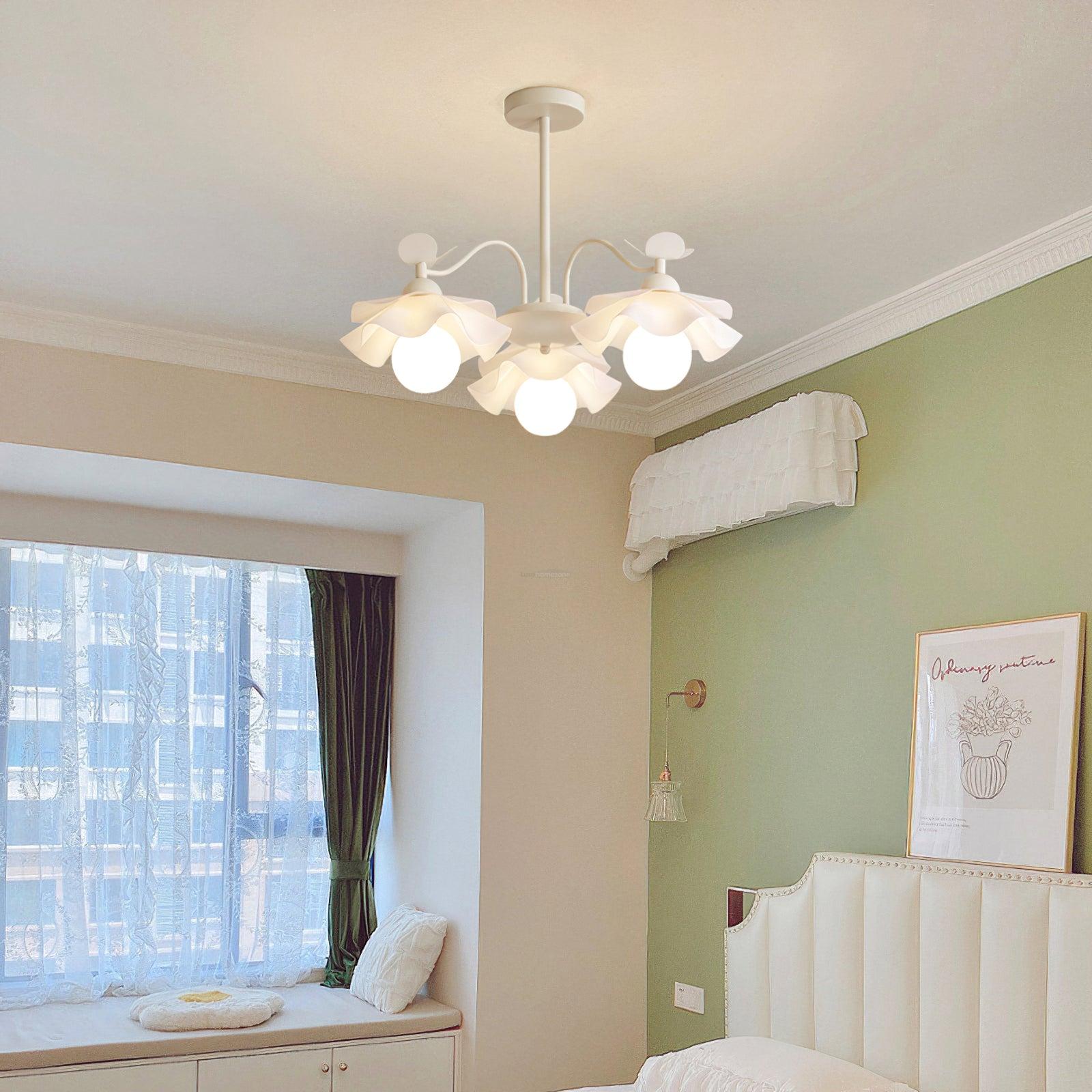 Murano Acrylic Chandelier with 3/5/8 heads - Zahara-1-Luxehomezone