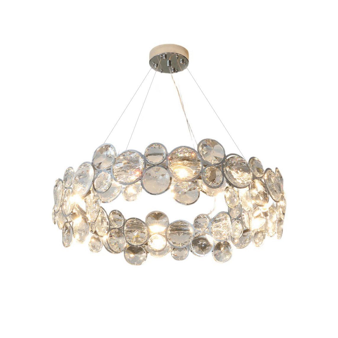 Chrome Crystal Chandelier - Crystals-1-Luxehomezone