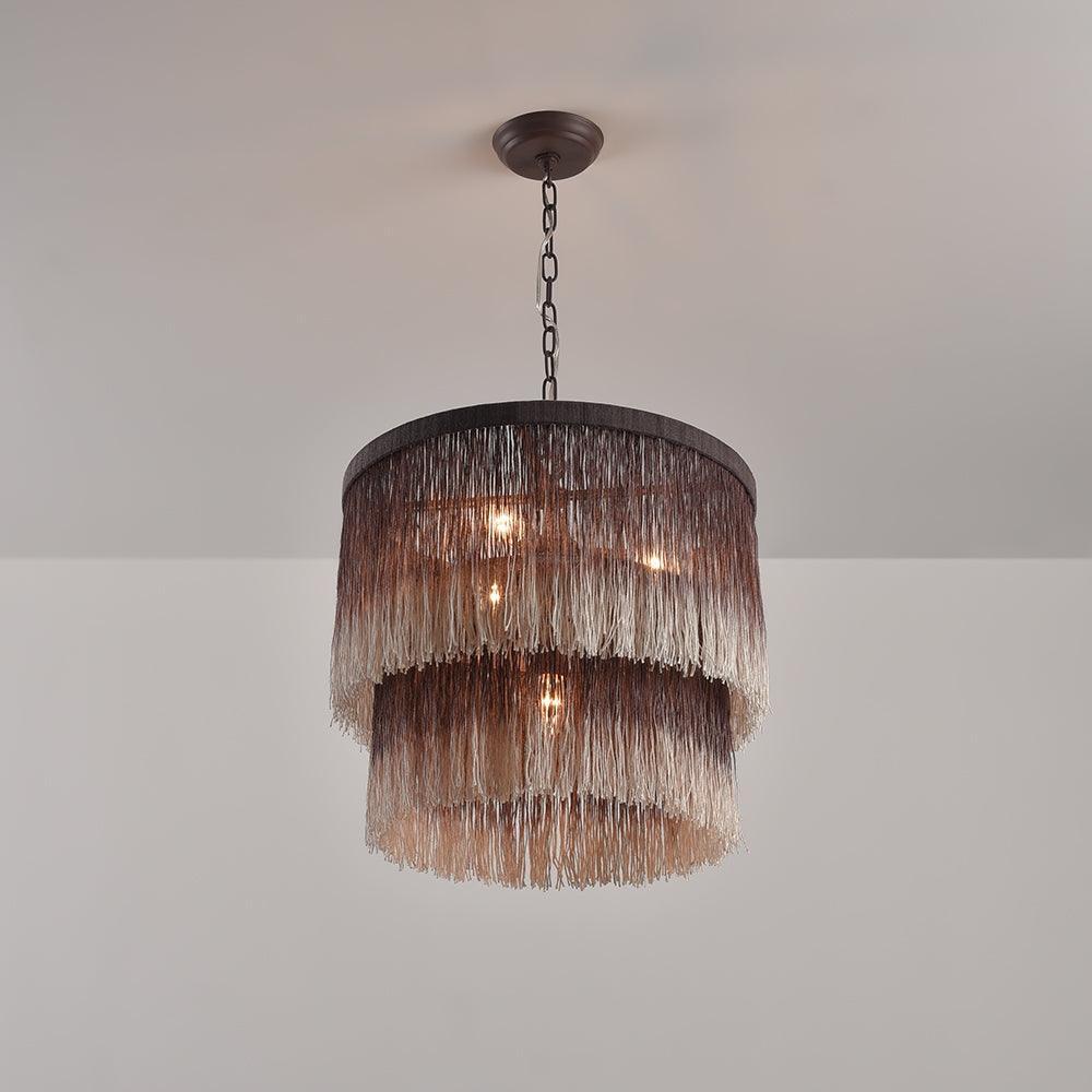 Tassel Chandelier ∅ 17.7″ - Tassel-1-Luxehomezone