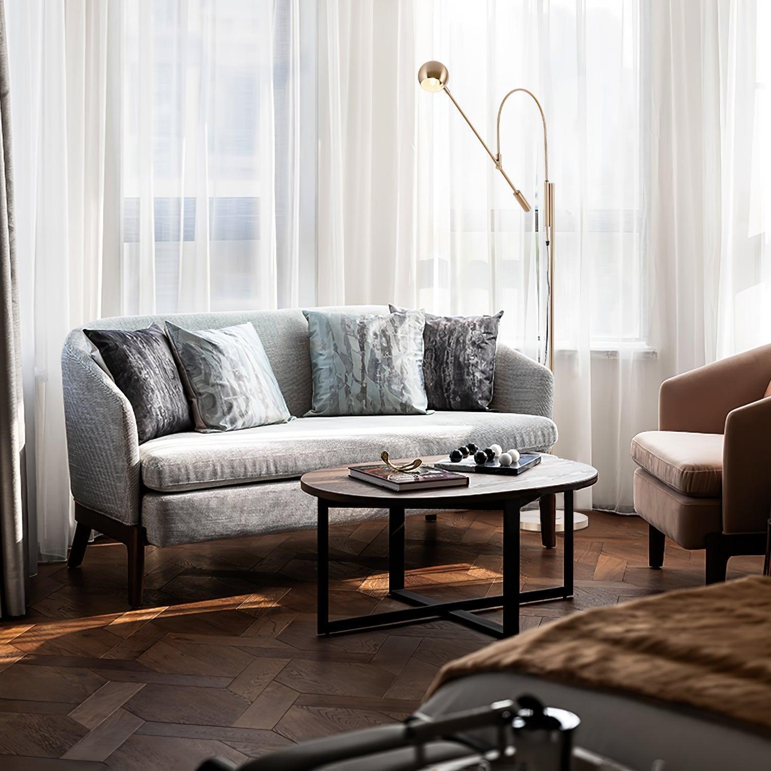 Scandinavian Floor Lamp W 33.5″ - -1-Luxehomezone