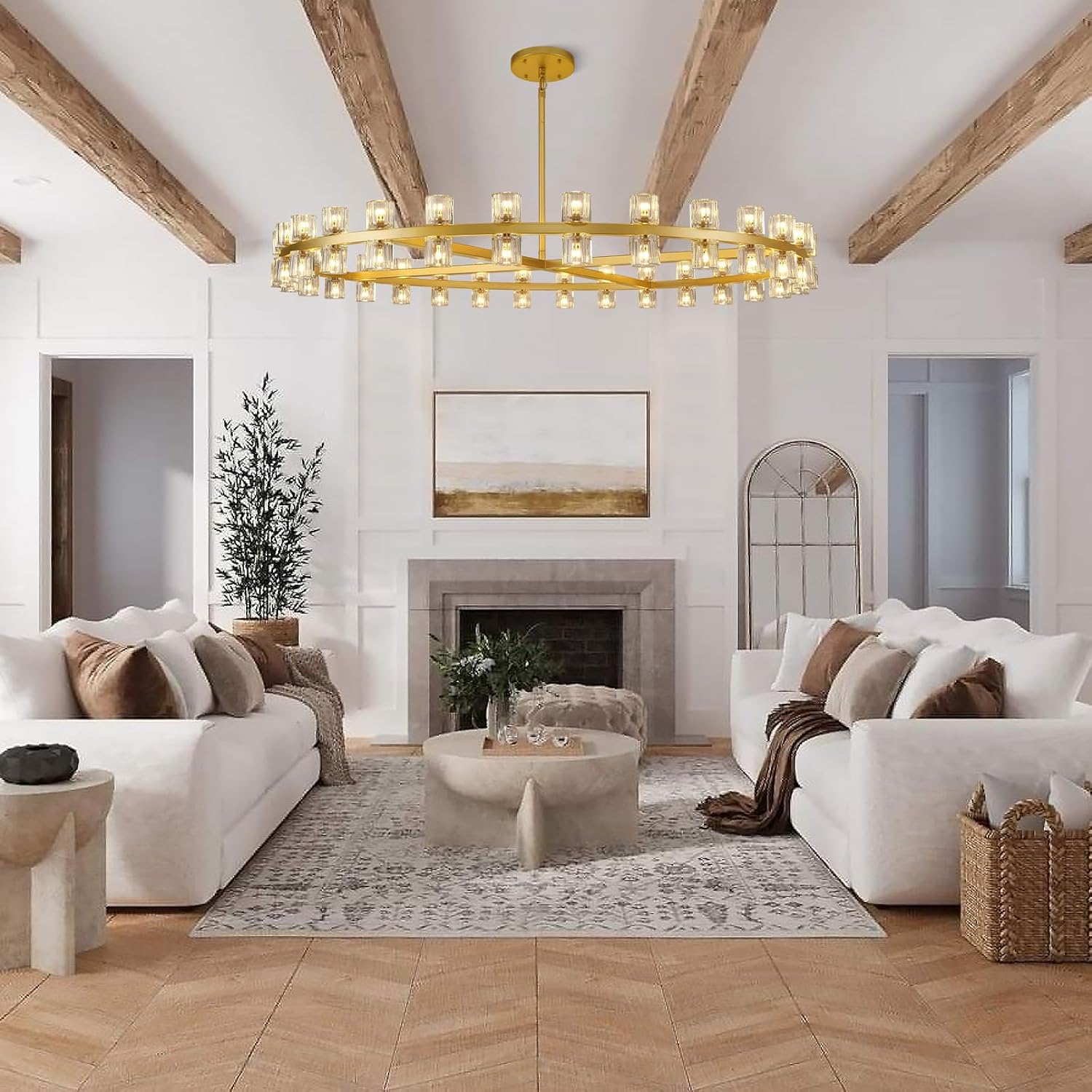 Glowra Round Chandelier 60"