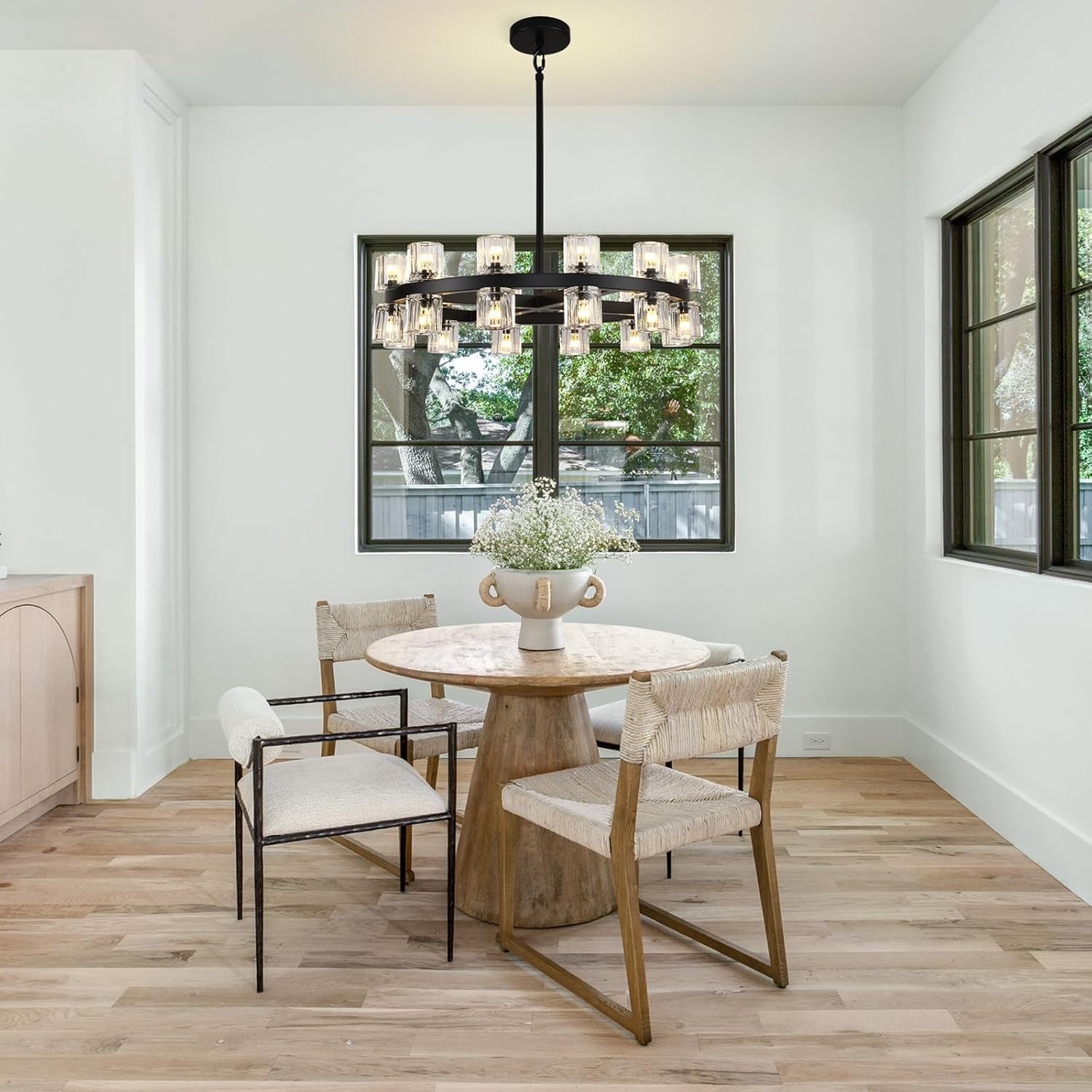 Glowra Round Chandelier 24"