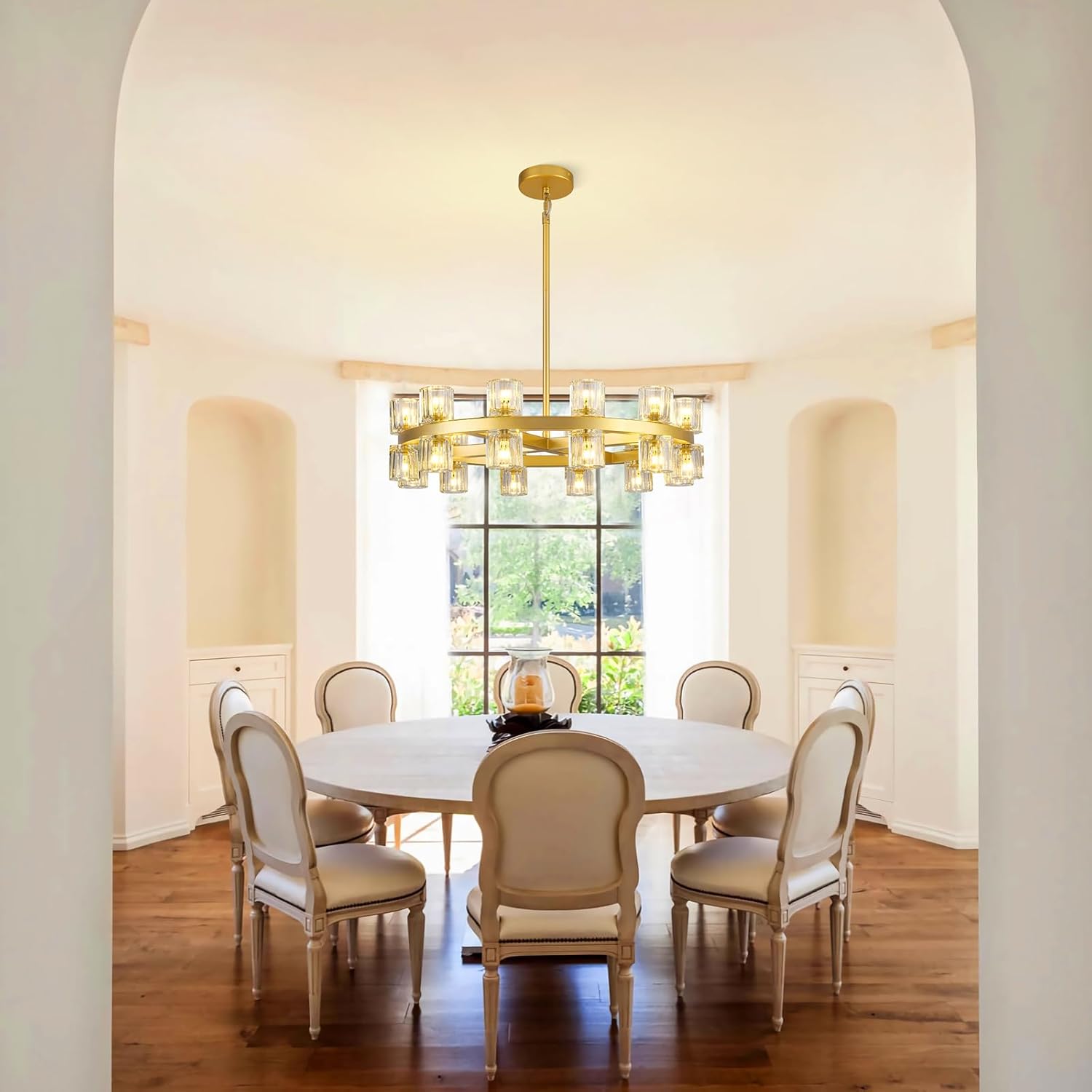 Glowra Round Chandelier 24"