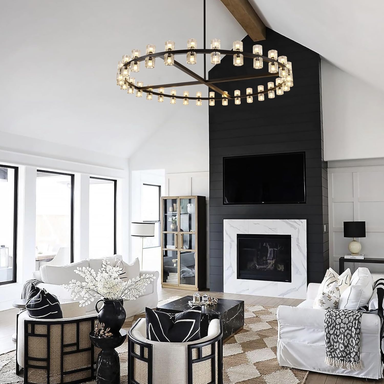 Glowra Round Chandelier 60"