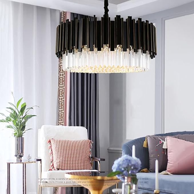 Bourbons Alfonso Crystal Round Chandelier