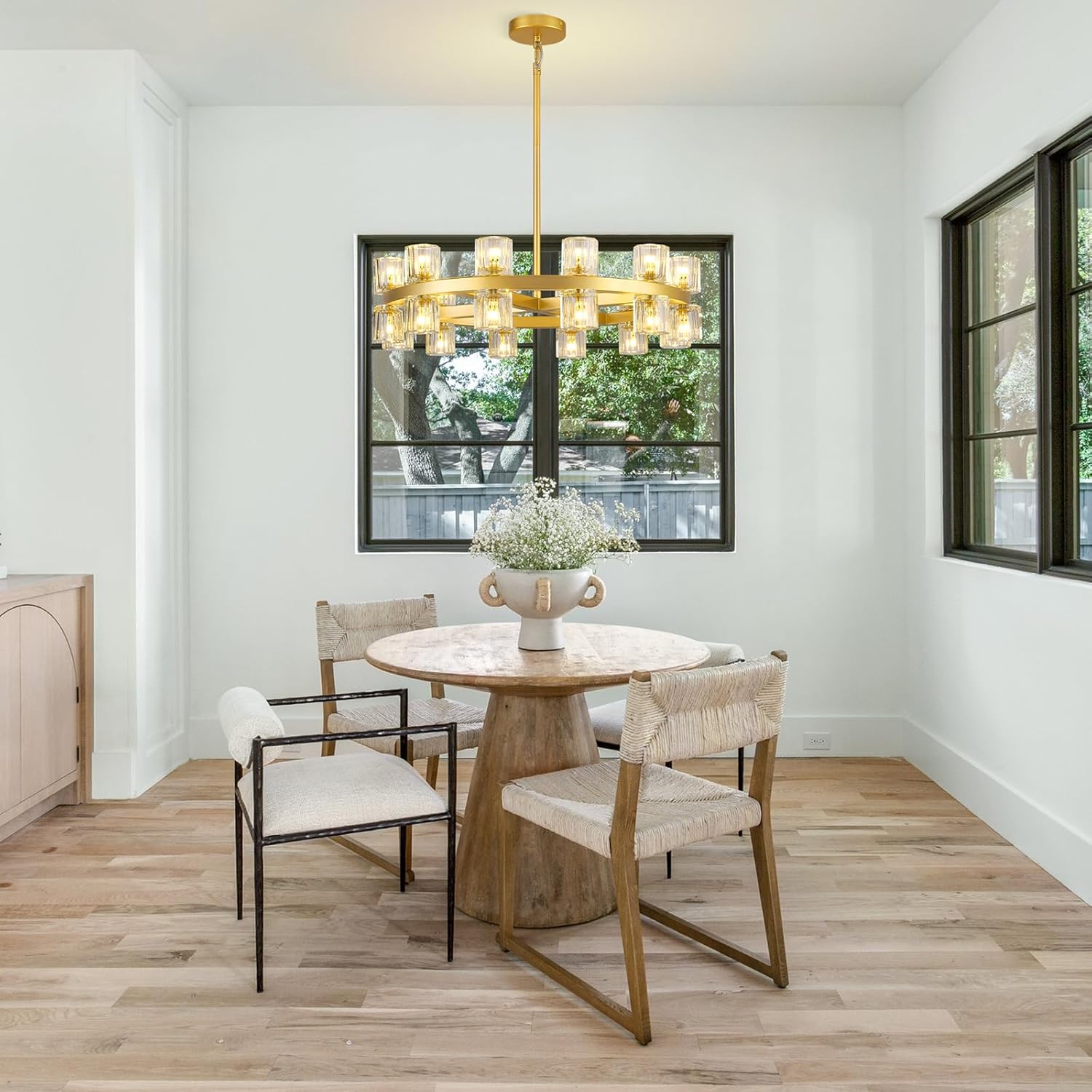 Glowra Round Chandelier 24"