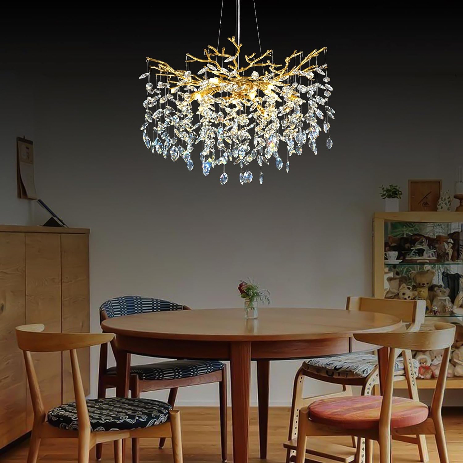 Solara Rectangular Tree Branch Chandelier 21" 30" 40" Tree Branch