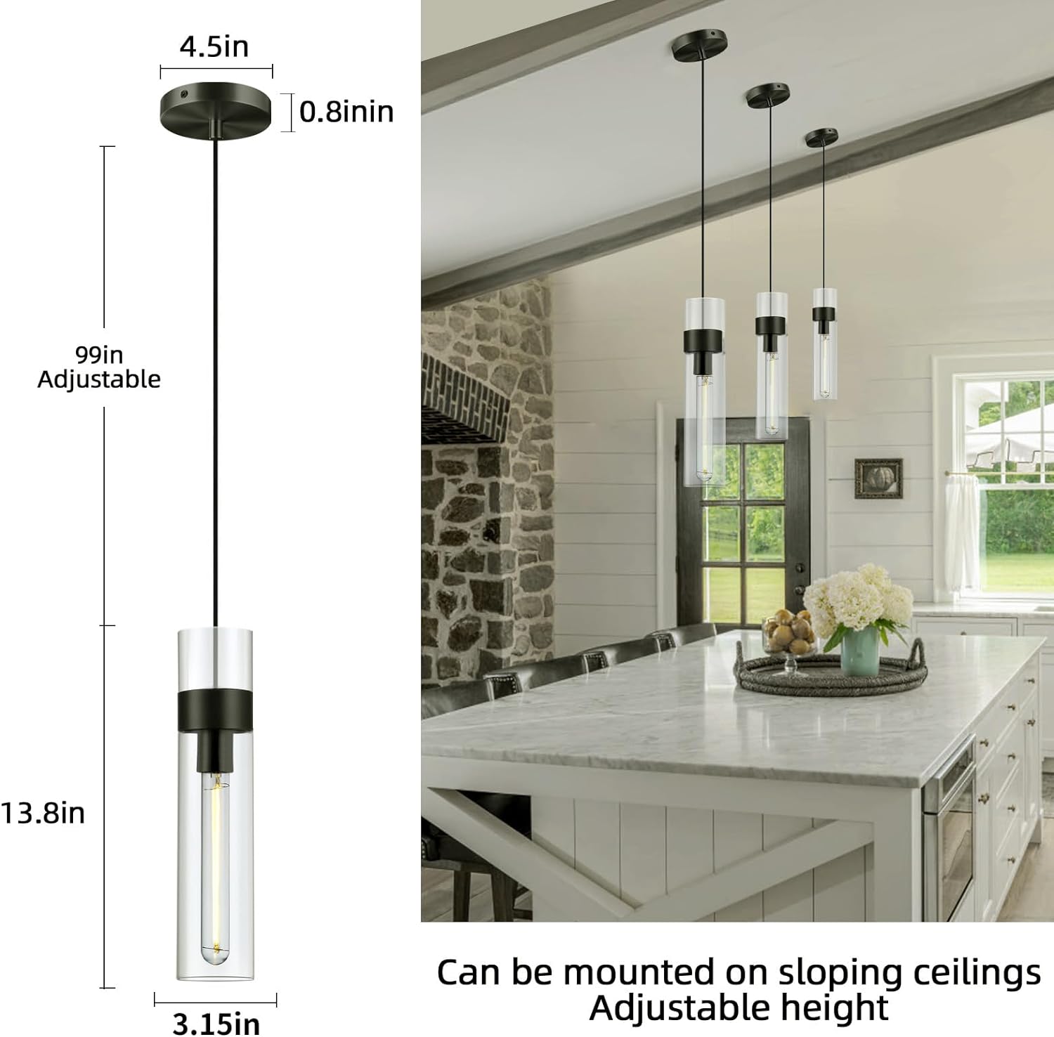 Aetheris Pendant Light 4"