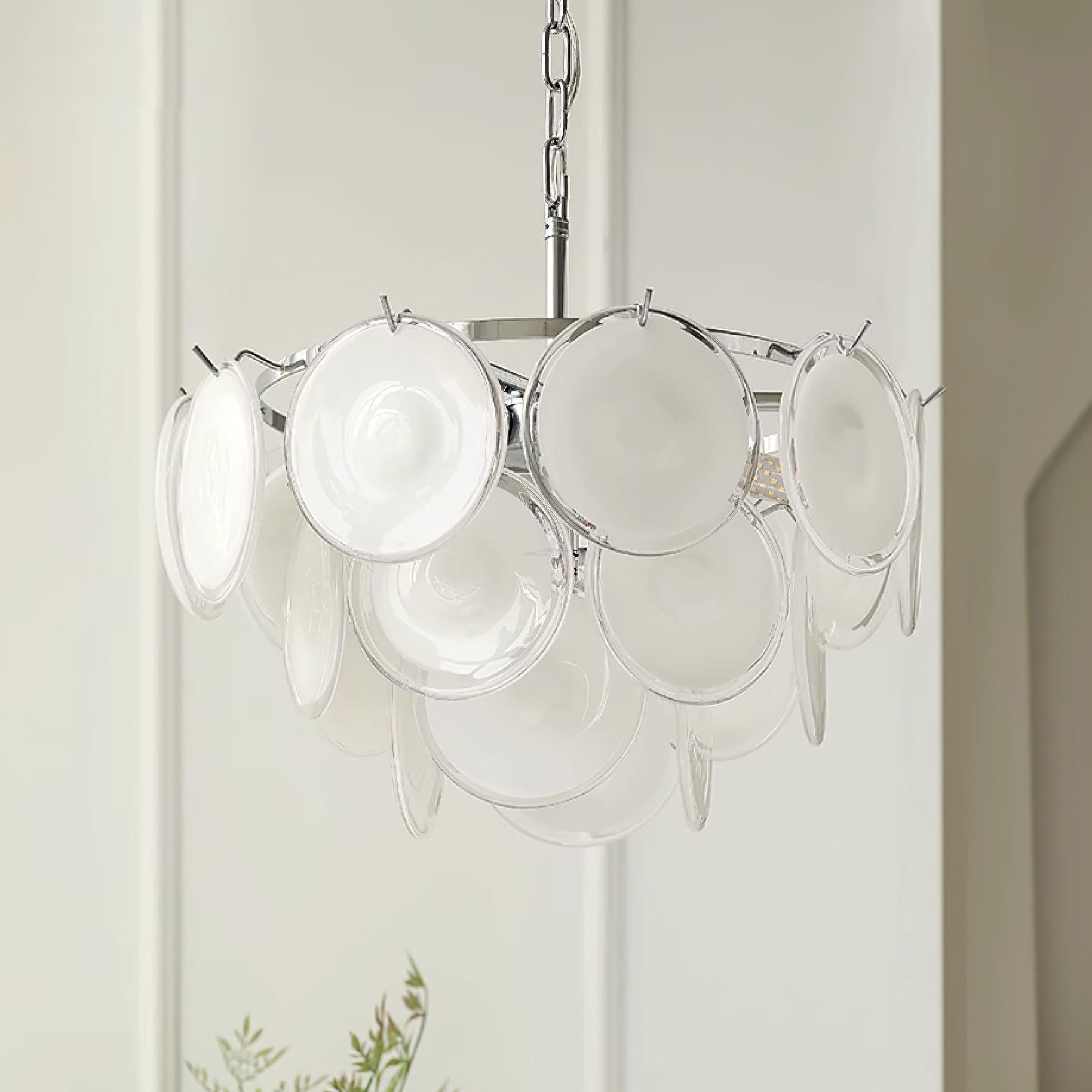 Bettina Murano Chandelier  ∅ 19.6″ - Cylinder-1-Luxehomezone